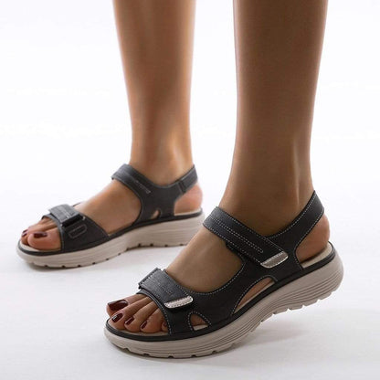 Elfriede | Damen Offene Sandalen mit Stützfunktion