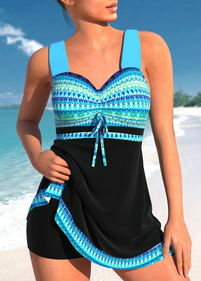 Carolin | Damen Sommer Badeanzug im Kleid-Stil