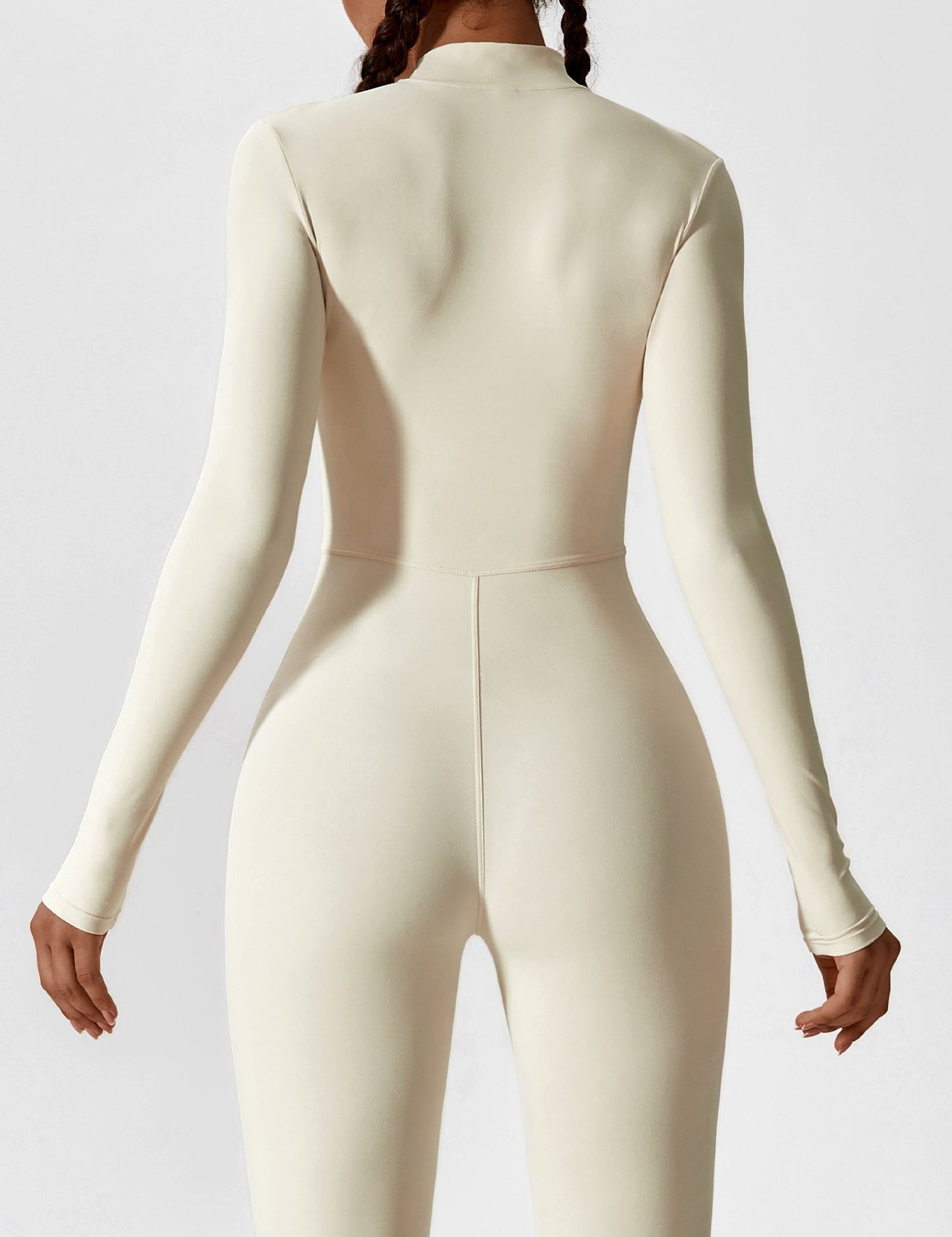 Sarah | Damen Sommer Set mit Langarmshirt und Reißverschluss
