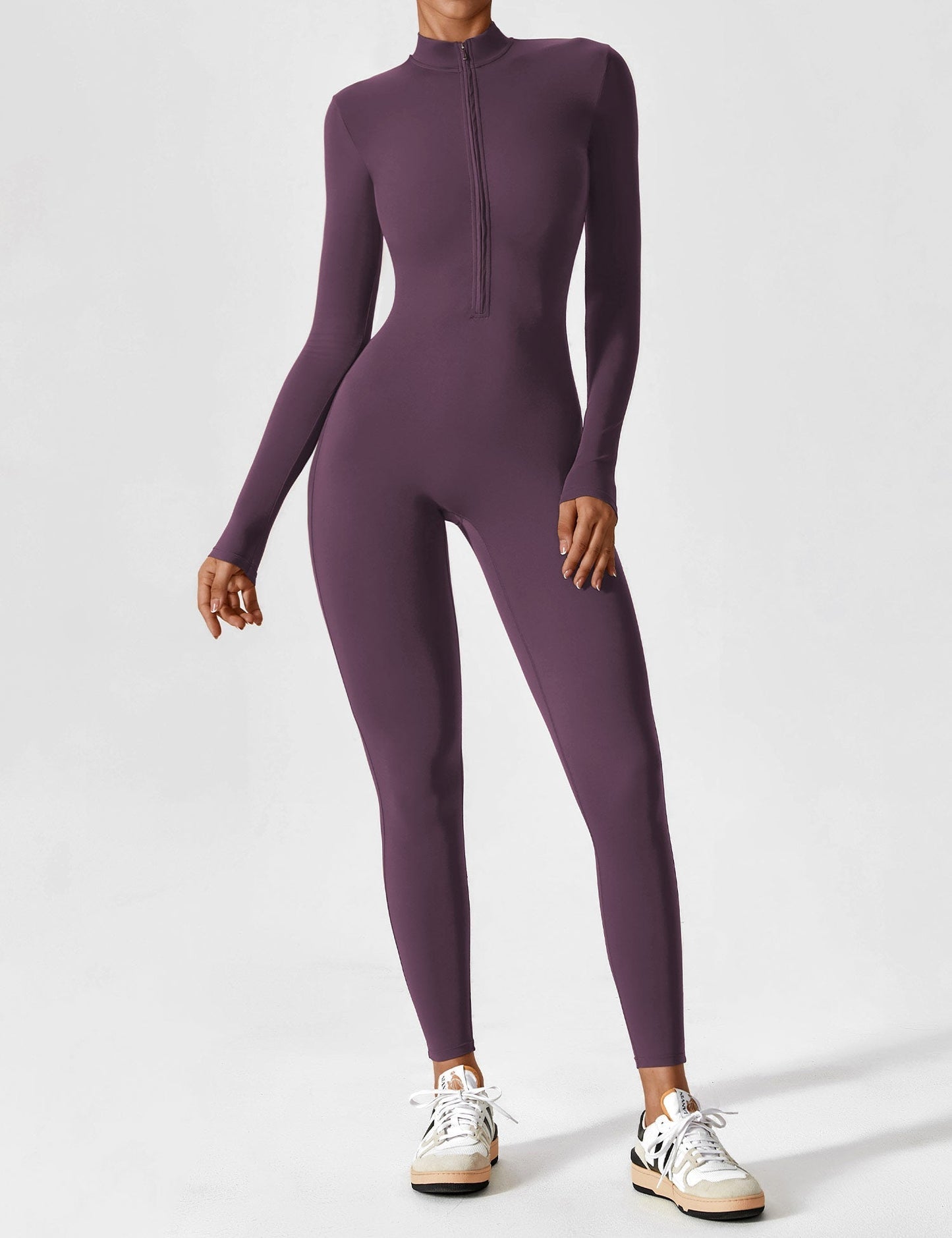 Sarah | Damen Sommer Set mit Langarmshirt und Reißverschluss