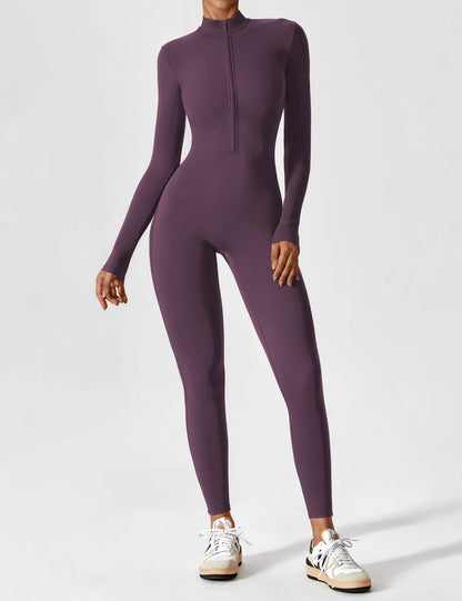 Sarah | Damen Sommer Set mit Langarmshirt und Reißverschluss