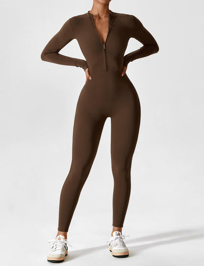 Sarah | Damen Sommer Set mit Langarmshirt und Reißverschluss