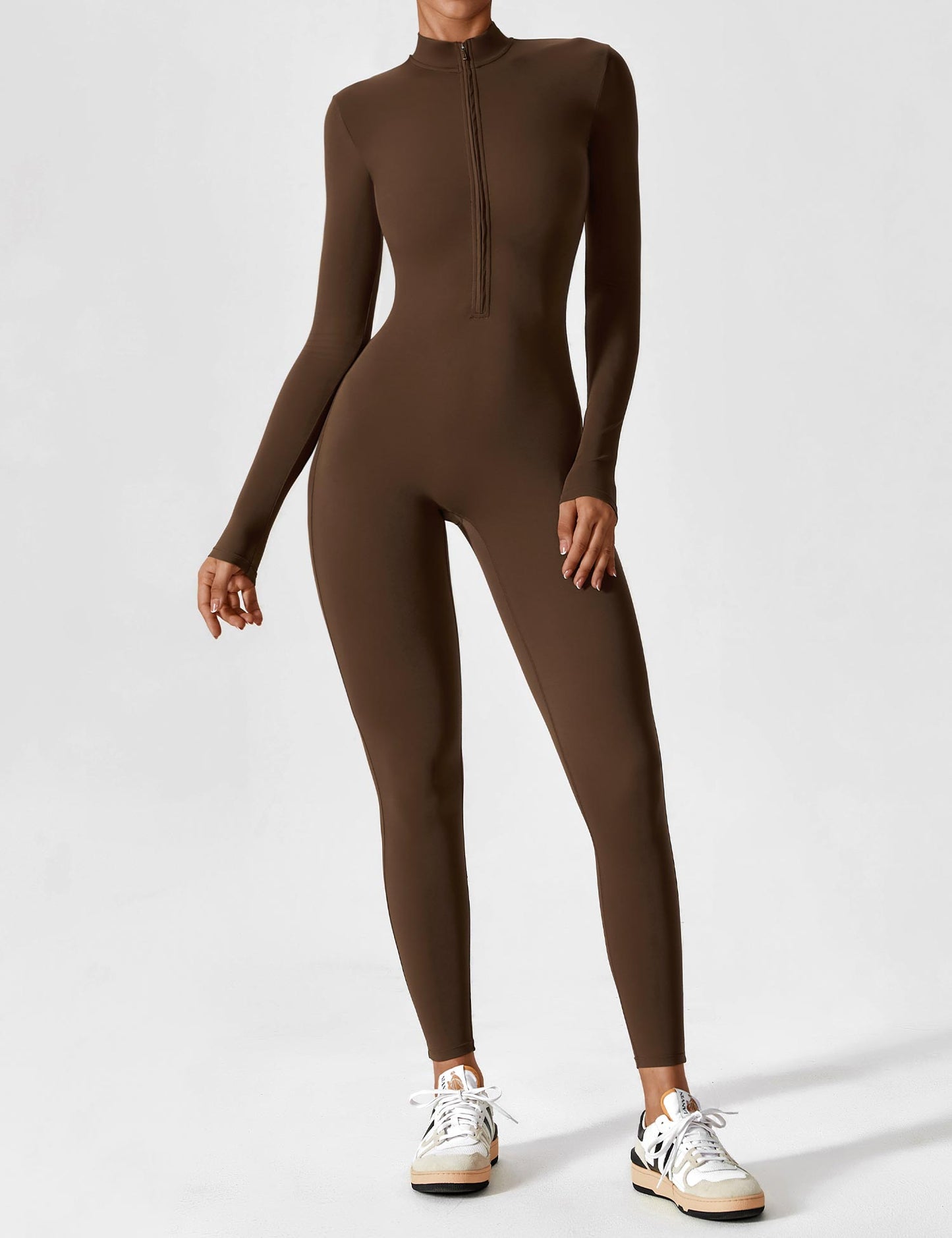Sarah | Damen Sommer Set mit Langarmshirt und Reißverschluss