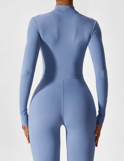 Sarah | Damen Sommer Set mit Langarmshirt und Reißverschluss
