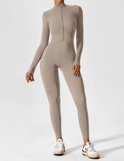 Sarah | Damen Sommer Set mit Langarmshirt und Reißverschluss