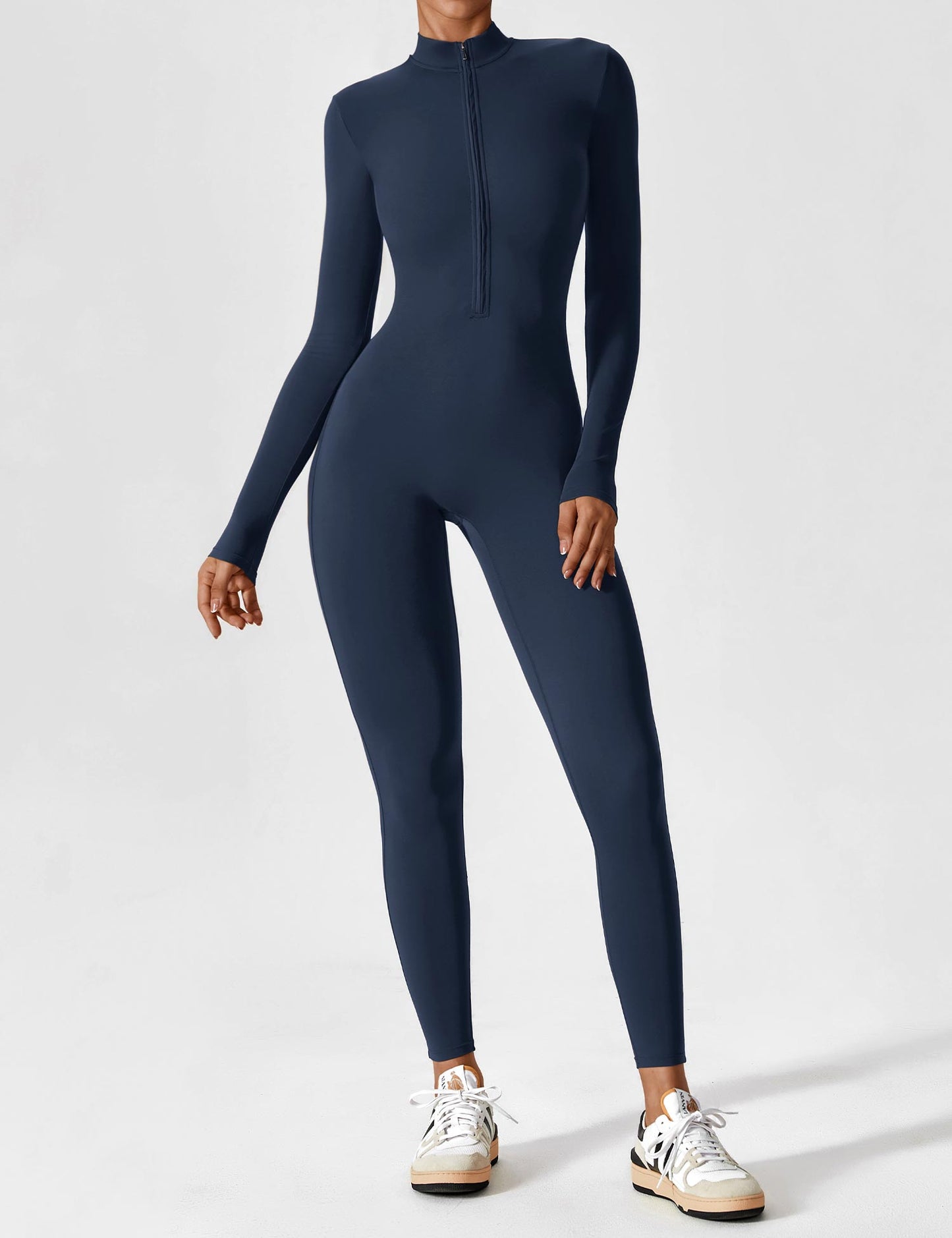 Sarah | Damen Sommer Set mit Langarmshirt und Reißverschluss
