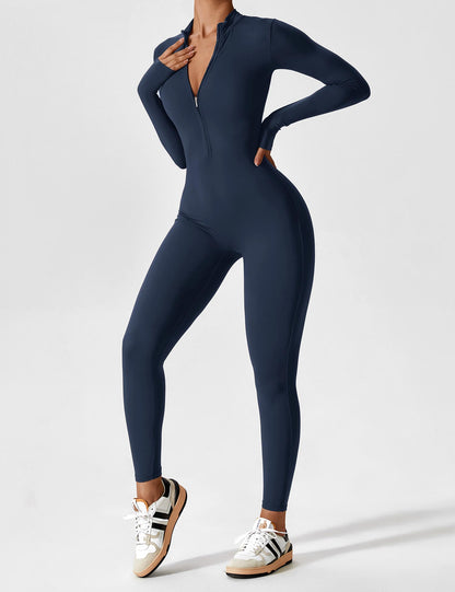 Sarah | Damen Sommer Set mit Langarmshirt und Reißverschluss