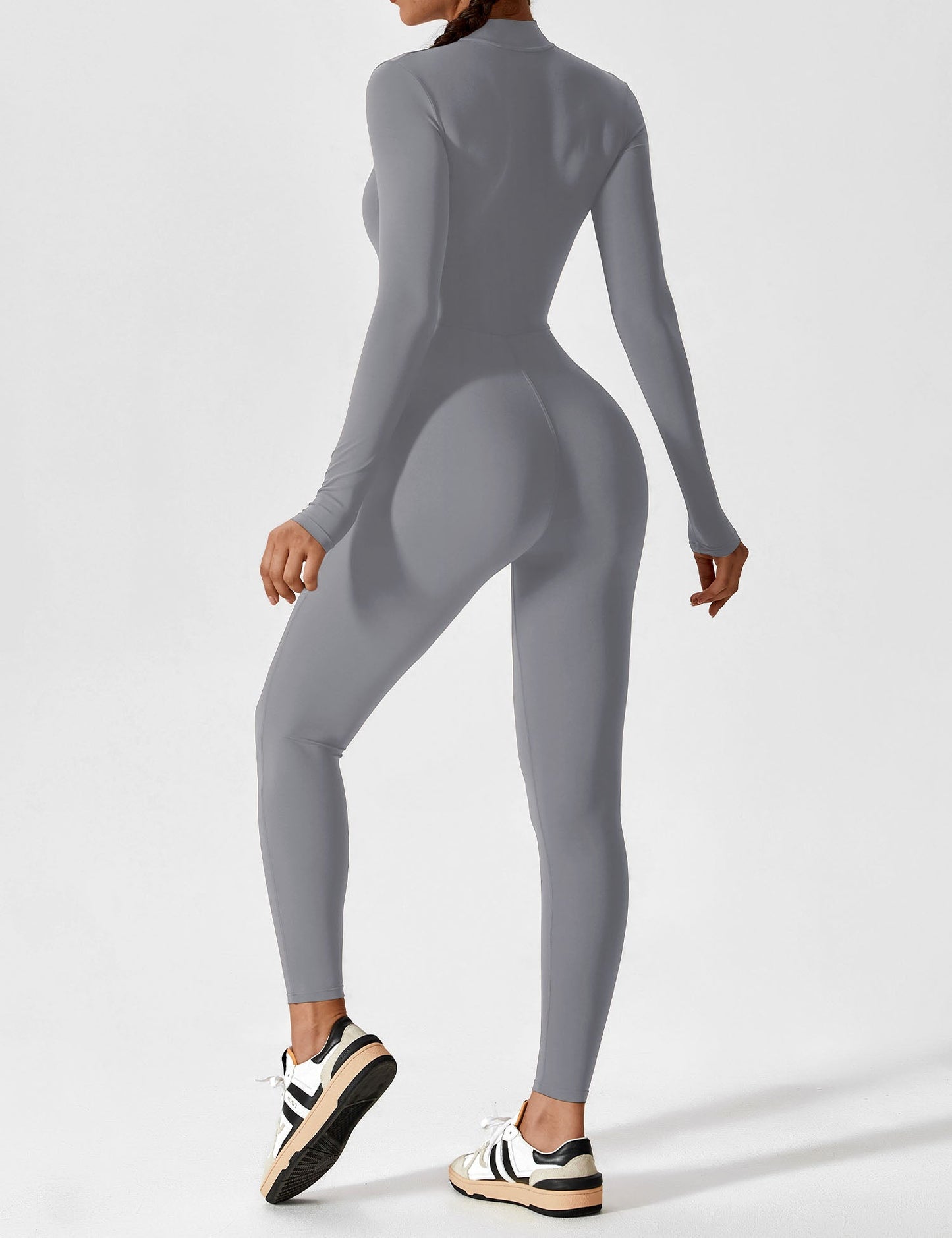 Sarah | Damen Sommer Set mit Langarmshirt und Reißverschluss