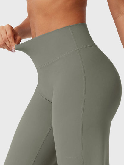 Yvonne | Damen Sommerweite Hose mit Hoher Taille